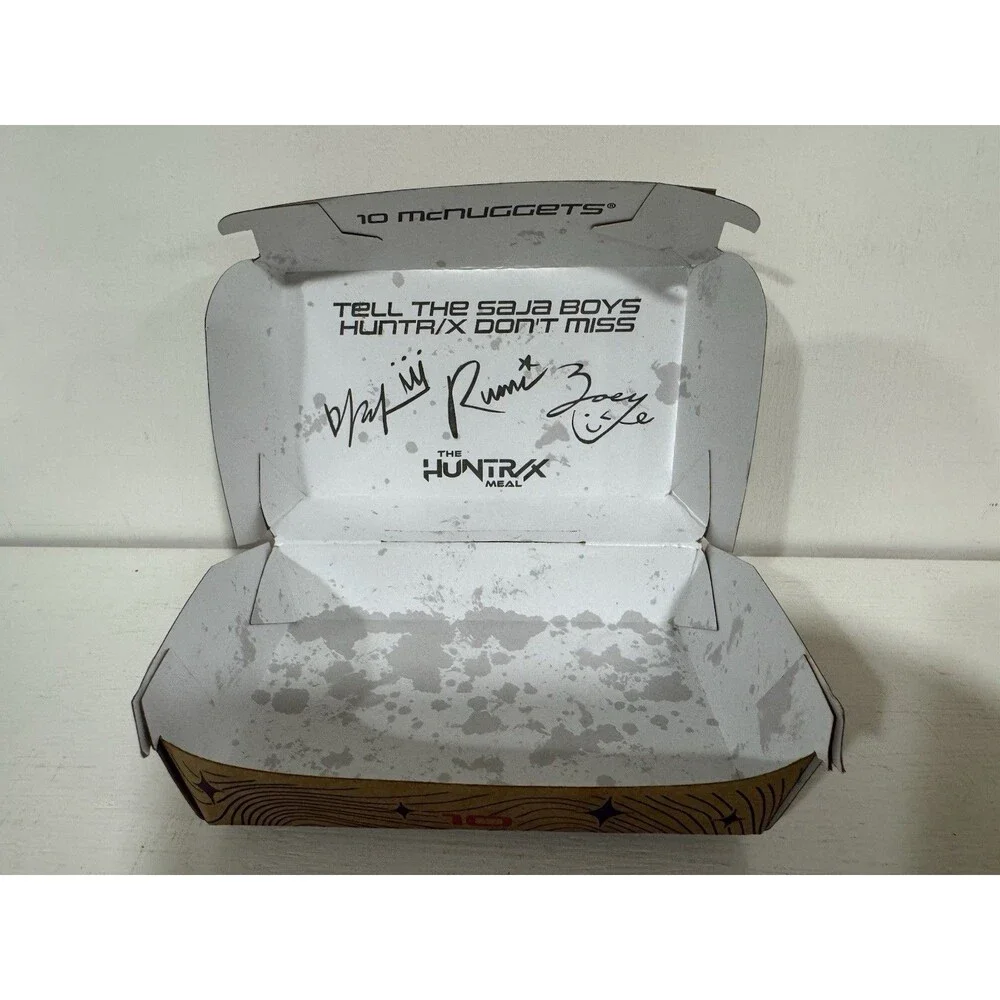 McDonalds K-Pop Demon Hunters Saja Boys Meal Box Set 2026 Limited Edition